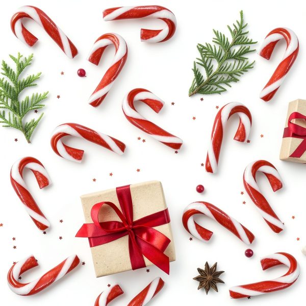 Peppermint Candy Canes Bulk Individually Wrapped-3