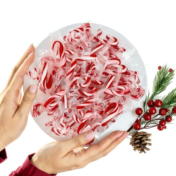 Peppermint Candy Canes Bulk Individually Wrapped-6