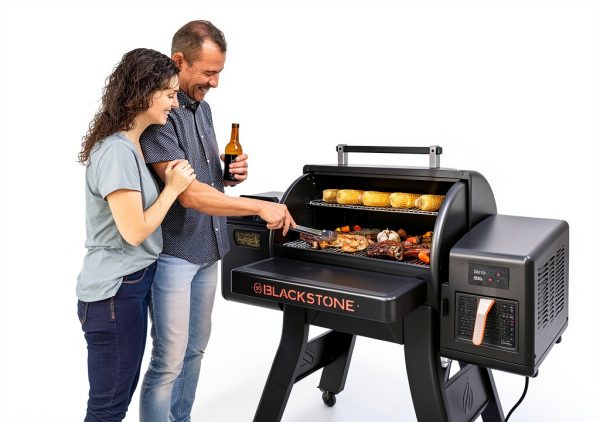 Blackstone Pellet Grill Air Fryer Combo Outdoor Cooking-6