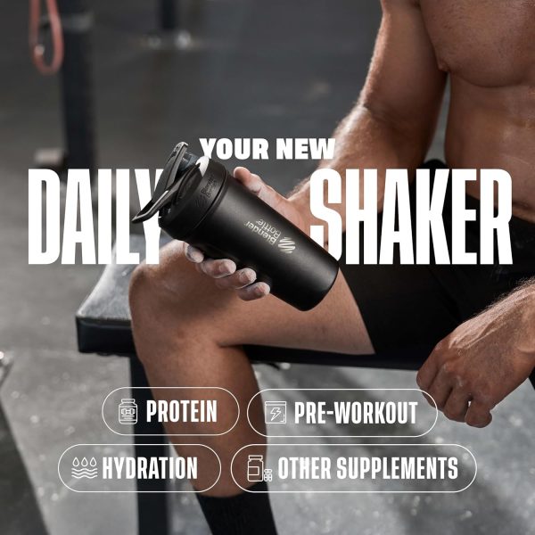 BlenderBottle Stainless Steel Flip Shaker-5