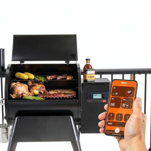 Traeger Pro 575 Pellet Grill Black Alloy Steel-4