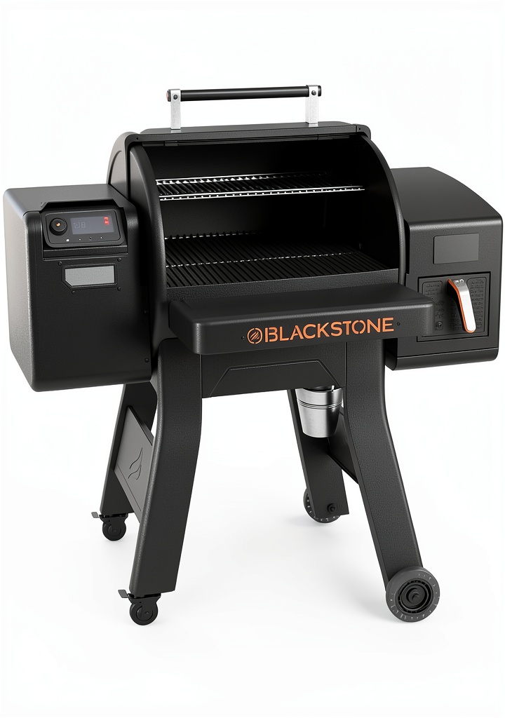 Blackstone Pellet Grill Air Fryer Combo in outdoor setting