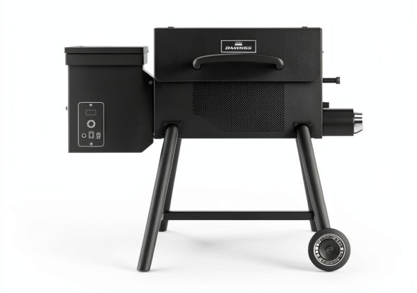 DAMNISS Wood Pellet Grill Stainless Steel 8-in-1 Combo-3
