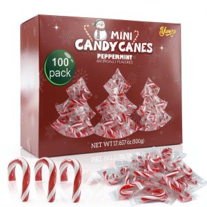 Peppermint Candy Canes Bulk Individually Wrapped-0
