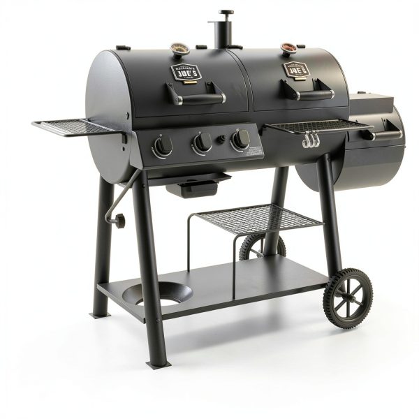 Oklahoma Joes Canyon Combo Charcoal Gas Smoker Grill-0