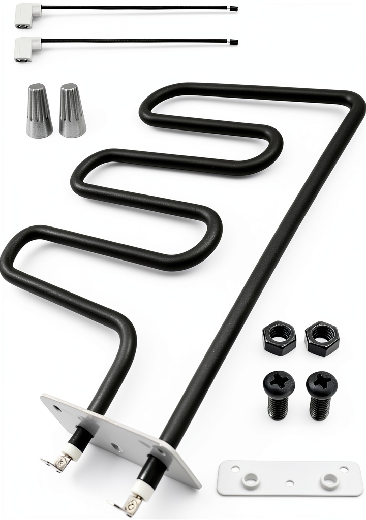 Installing Masterbuilt Electric Smoker Heating Element Replacement Kit on a wooden desk