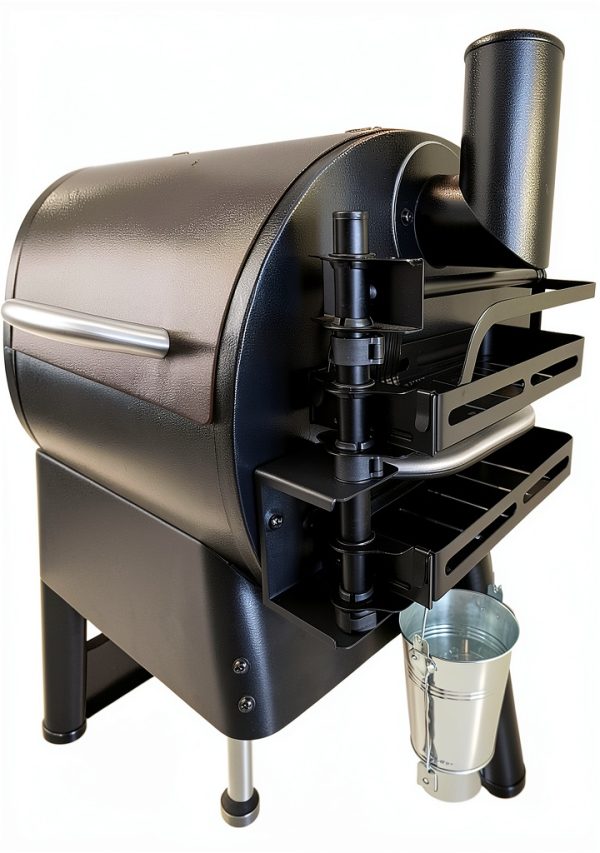 Grill Spice Rack XOIEPZE Rotating Steel Shelf-3