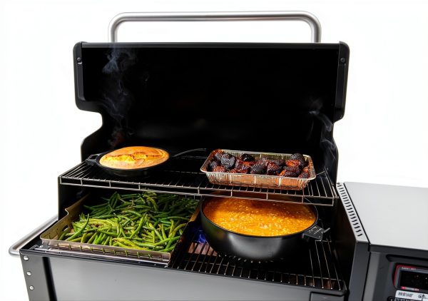 Weber Smoque XL Electric Wood Pellet Grill Smoker Black-7