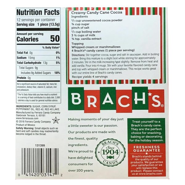 Brach's Peppermint Mints 12 Count Pack-1