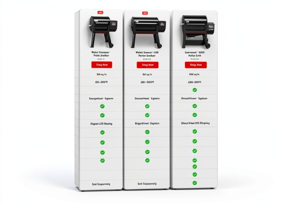 Weber Smoque XL Electric Wood Pellet Grill Smoker Black-9