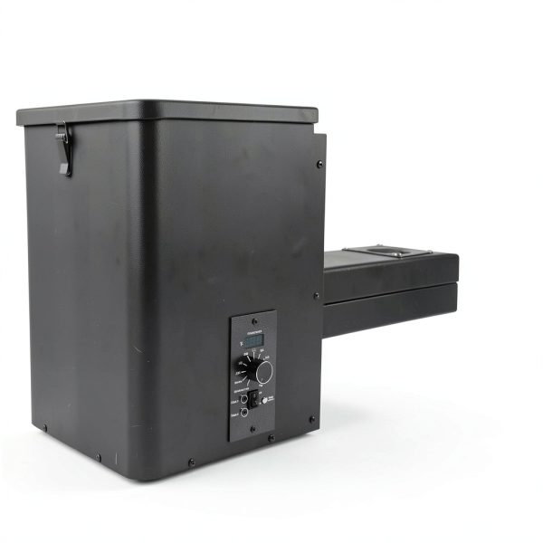 PIAOCAIYIN Pellet Hoppers Smokers Electric Iron Black-5