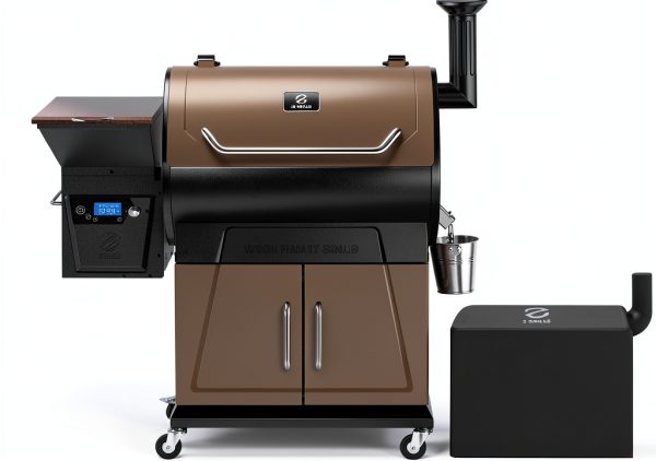 Z GRILLS ZPGN-700D6 Pellet Grill Bronze-0