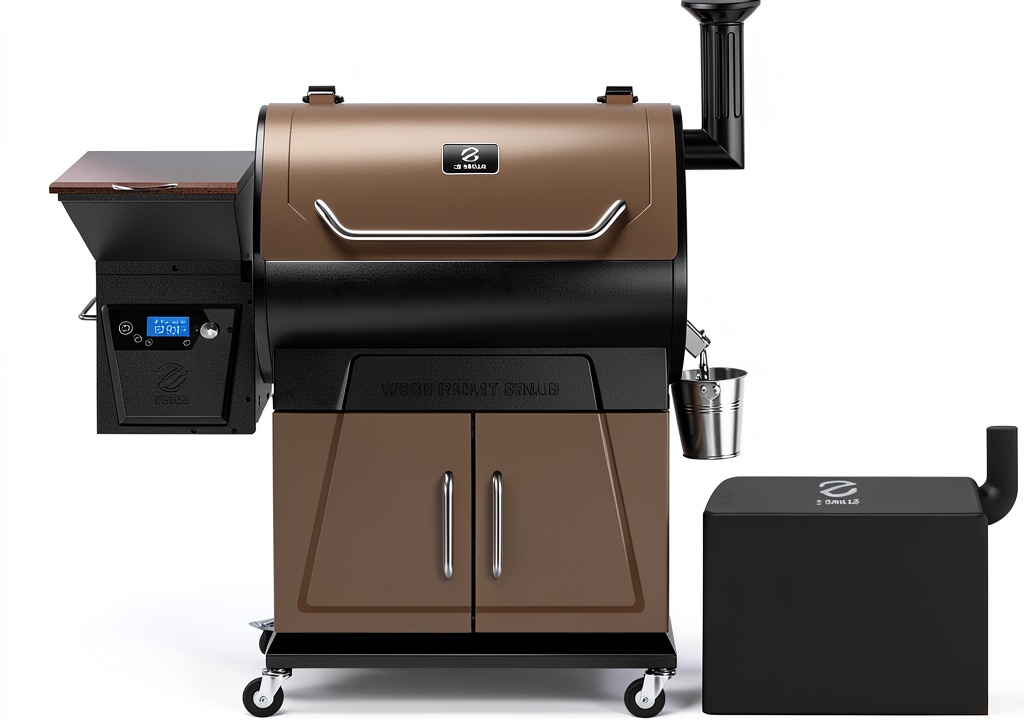 Z GRILLS ZPGN-700D6 pellet grill in use