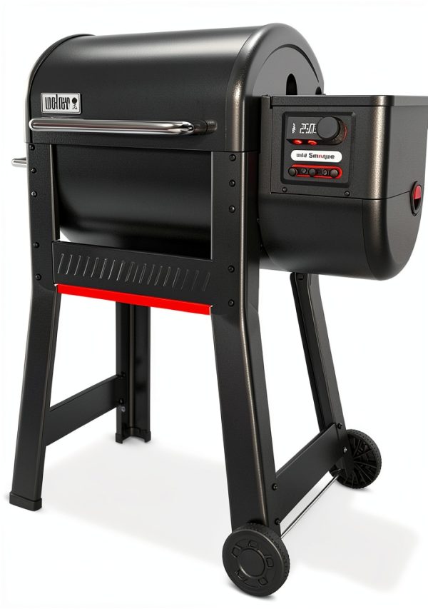 Weber Smoque Electric Wood Pellet Grill Smoker Black-3