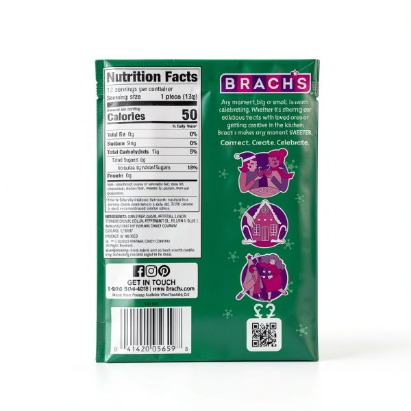 Ferrara Wintergreen Candy Canes 12 Count Holiday Treats-1