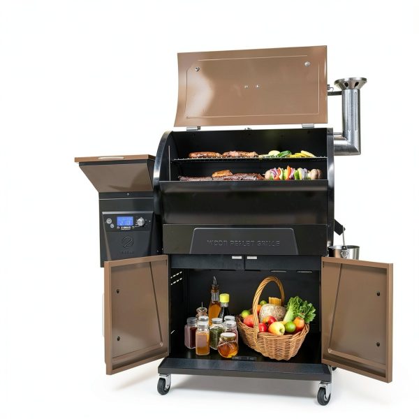 Z Grills Pellet Grill 8-in-1 Stainless Steel Smart Control-2