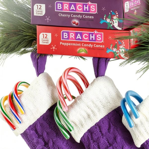 Ferrara Wintergreen Candy Canes 12 Count Holiday Treats-5