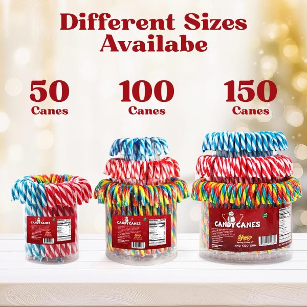 Yumzo Christmas Candy Canes Assorted Flavors-7