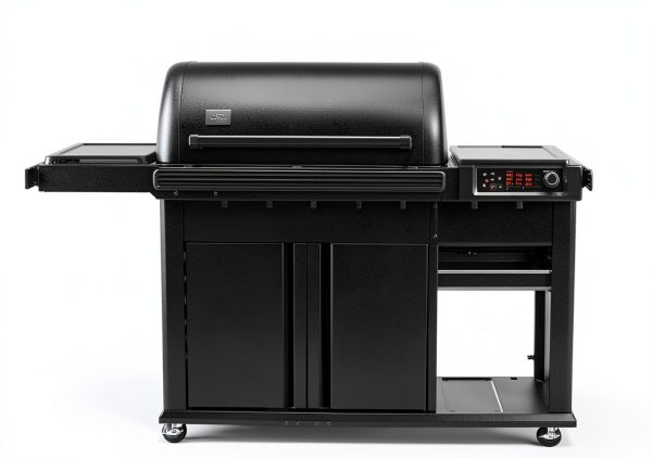 Traeger Woodridge Elite Wood Pellet Grill Smoker Black-8