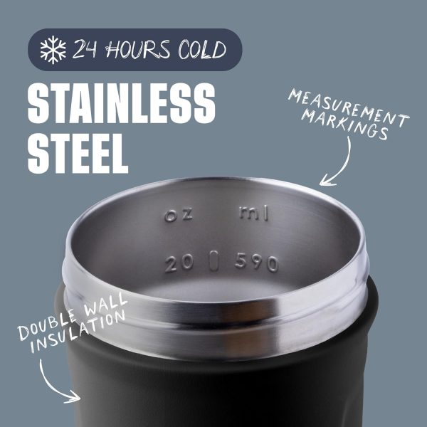 BlenderBottle Stainless Steel Flip Shaker-2