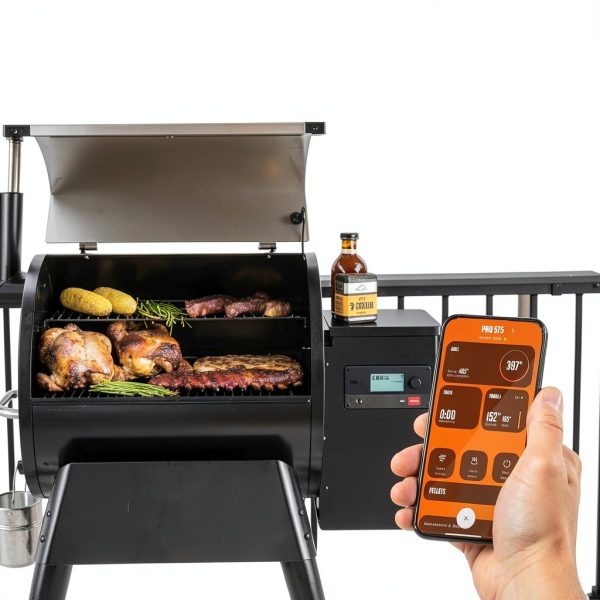Traeger Pro Series 575 Electric Wood Pellet Grill Smoker-4