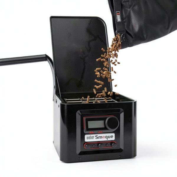 Weber Smoque Electric Wood Pellet Grill Smoker Black-7