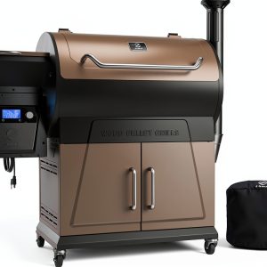 Z Grills Pellet Grill 8-in-1 Stainless Steel Smart Control-0