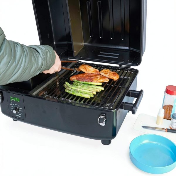 Z Grills N-200A Portable Pellet Grill Wood Fire Flavor-6