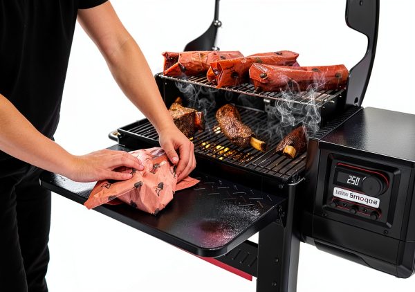 Weber Smoque Electric Wood Pellet Grill Smoker Black-6