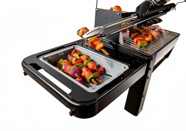 Weber Smoque Electric Wood Pellet Grill Smoker Black-8