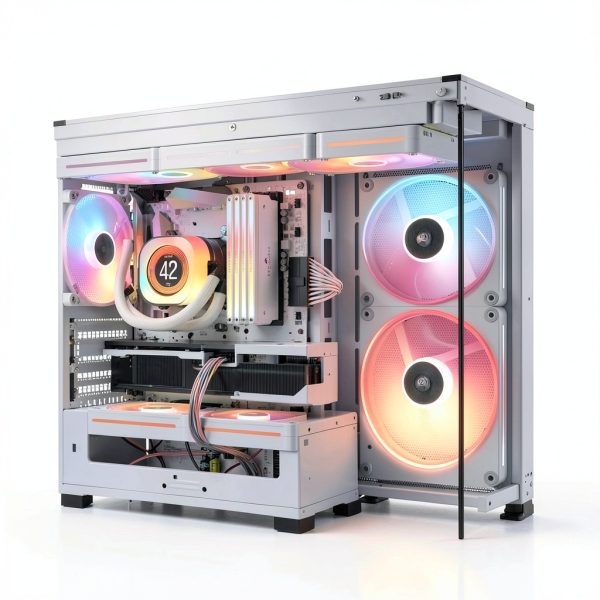 Corsair LX-R RGB Desktop Fan 120mm/140mm Reversed Rotor 3‑Pack-3