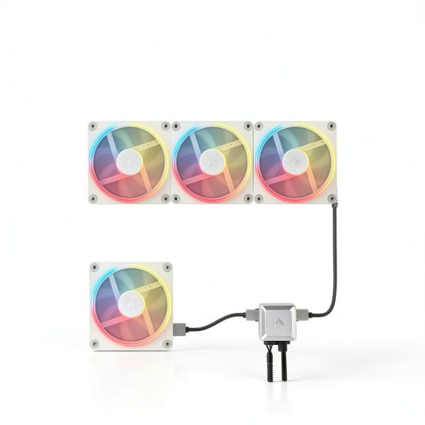 Corsair LX-R RGB Fan 120mm/140mm Reversed Rotor – White or Black-4