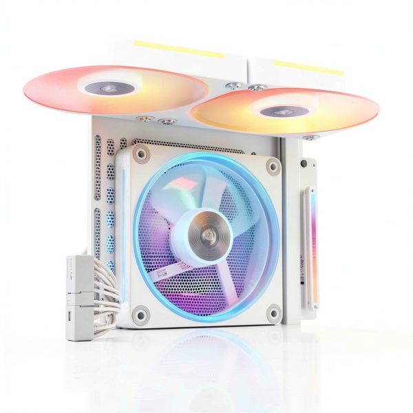 Corsair LX-R RGB Fan 120mm/140mm Reversed Rotor – White or Black-2
