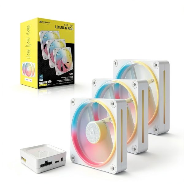 Corsair LX-R RGB Desktop Fan 120mm/140mm Reversed Rotor 3‑Pack-8