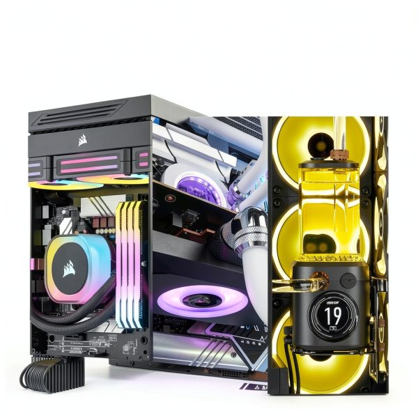 Corsair LX-R RGB Fan 120mm/140mm Reversed Rotor – White or Black-7