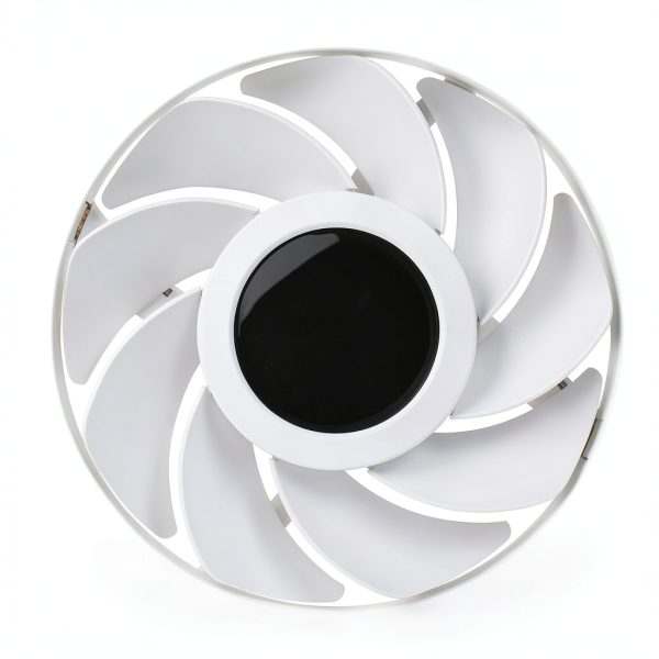 Lian Li 120mm Desktop Fan LED/LCD Reverse Blade 3x120mm White/Black-2