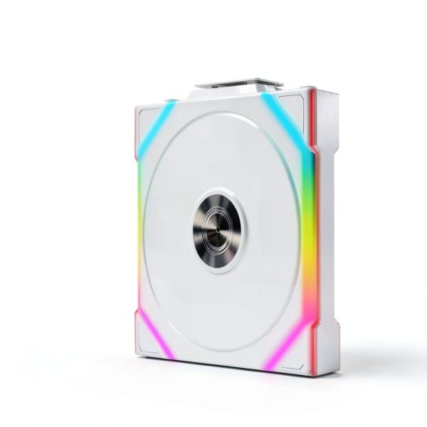 Lian Li 120mm LED Reverse Blade PC Case Fan 3 Pack White-1