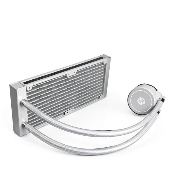 ID COOLING 240mm AIO CPU Water Cooler with White LED and PWM Fans-2