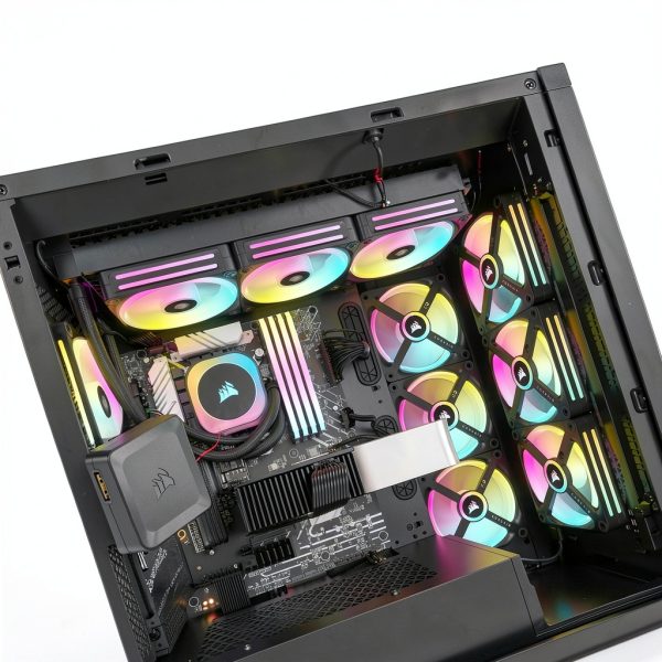 Corsair PWM Case Fan Triple Kit 120mm/140mm with Time Warp RGB-1