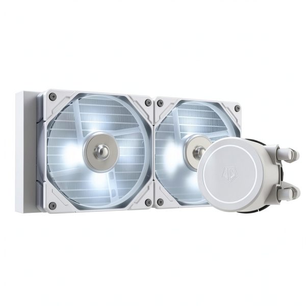 ID COOLING 240mm AIO CPU Water Cooler with White LED and PWM Fans-0