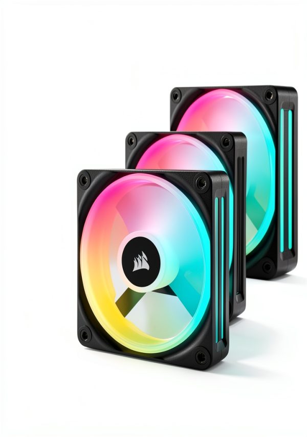 Corsair PWM Case Fan Triple Kit 120mm/140mm with Time Warp RGB-8