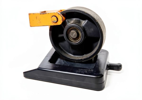 Pallet Jack Wheel Chock - Stop Rolling in Trailer or Truck - Rubber Heavy Duty Stopper with Base - Black-3
