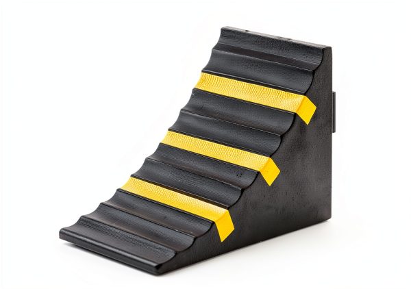 Wheel Chocks RELIANCER Heavy Duty Extra Large Rubber 2 Pack 10x6x7.3in-1