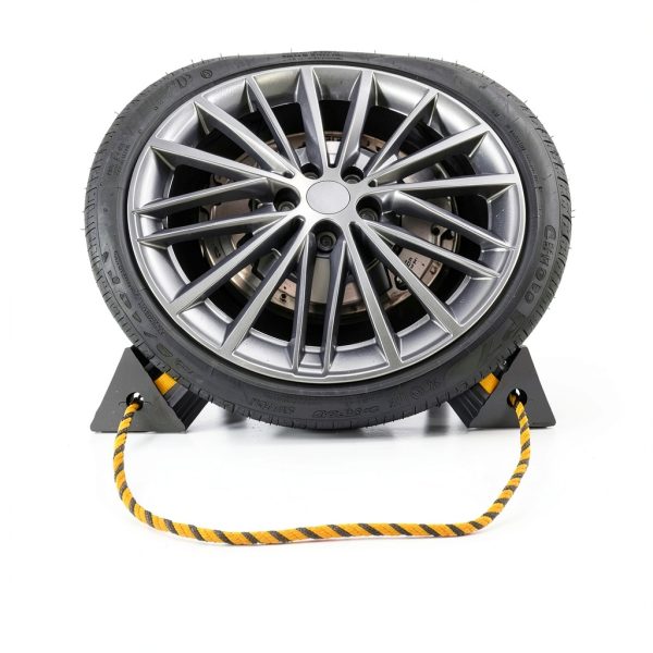 Rubber Wheel Chocks ROBLOCK 125 – Reflective for RV Trailer-3