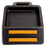 Pallet Jack Wheel Chock - Stop Rolling in Trailer or Truck - Rubber Heavy Duty Stopper with Base - Black-0