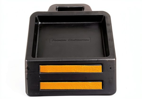 Pallet Jack Wheel Chock - Stop Rolling in Trailer or Truck - Rubber Heavy Duty Stopper with Base - Black-0