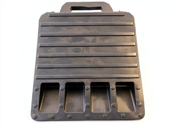 Pallet Jack Wheel Chock - Stop Rolling in Trailer or Truck - Rubber Heavy Duty Stopper with Base - Black-5