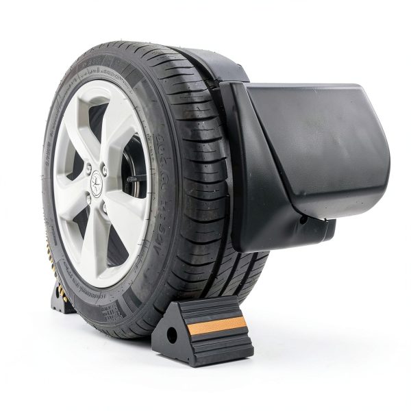 Rubber Wheel Chocks ROBLOCK 125 – Reflective for RV Trailer-4