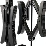OULEME RV Tire Stabilizer X-shaped Wheel Chock for Trailer 2 Pack-0