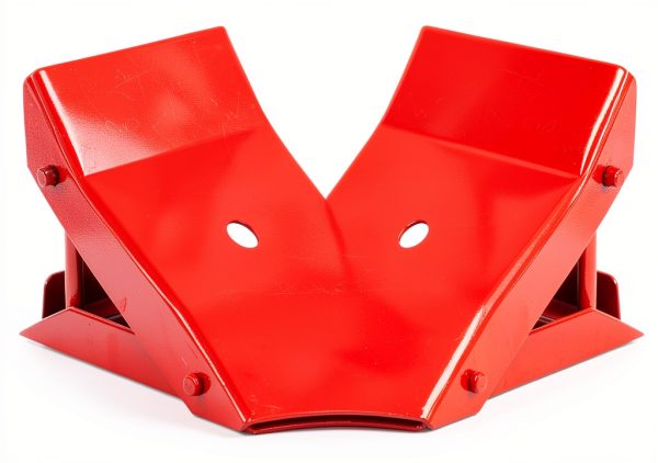 Big RED 2 Pack Steel Wheel Chock Foldable Tire Stop for Car,Trailer, TD5775-0